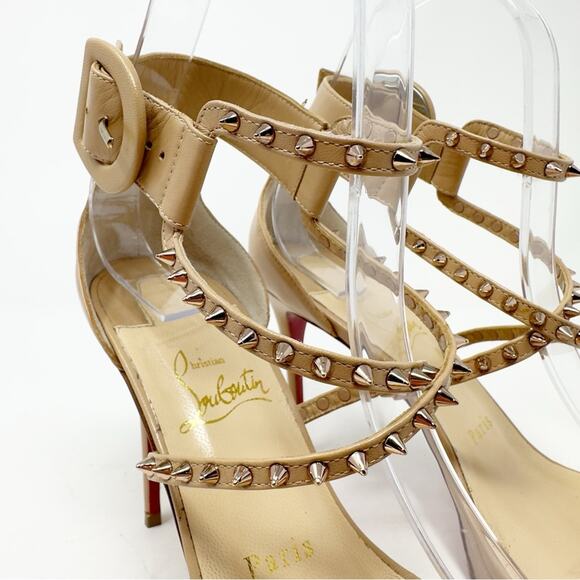 Christian Louboutin Choca Lux 120 Heels 37 - Picture 3 of 13